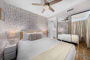 3 bedrooms, iron/ironing board, travel crib, WiFi