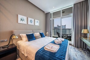 Comfort Apartment, Balcony, City View | 1 bedroom, iron/ironing board, free WiFi - Zapbed House-DP 1608 (Dubai)