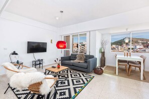 Family Apartment, City View | Living area - Solaga - San Juan (Málaga)