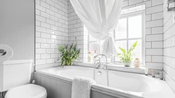 Hair dryer, soap, shampoo