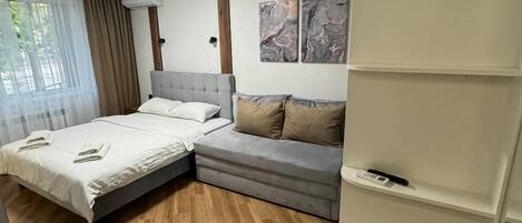 基本公寓 | 1 間睡房、熨斗/熨衫板、免費 Wi-Fi、床單