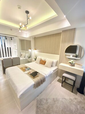 1 bedroom, WiFi, bed sheets - Cozy studio in beautiful San Fernando with AC, WiFi and Pet Friendly (San Fernando)