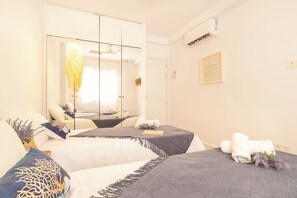 2 sovrum, arbetsyta för laptop, strykjärn/strykbräda och gratis wi-fi