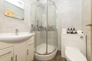 Shower, hair dryer