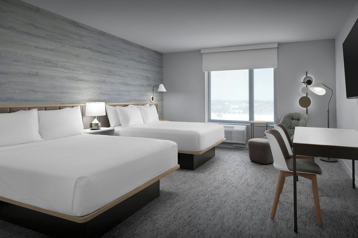 Studio Suite, 2 Queen Beds, Non Smoking | 1 bedroom, desk, free cribs/infant beds, free WiFi