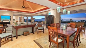 Dining - Home With Indoor/outdoor Pools,kitchen,office,bbq (Lahaina)