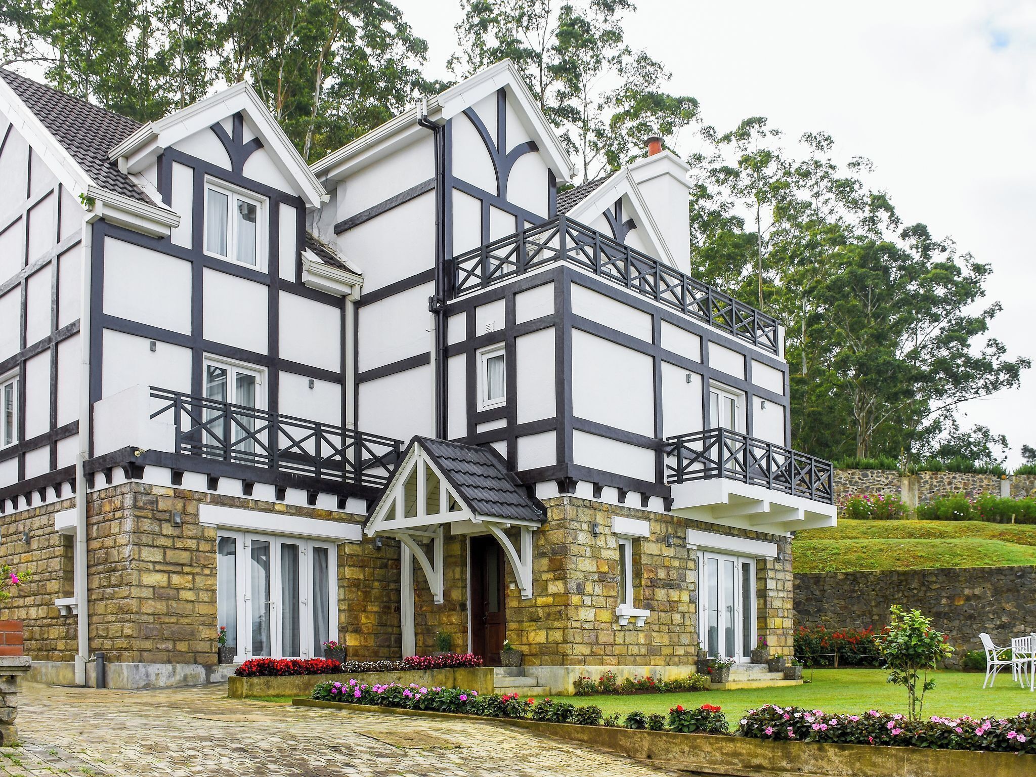 Majoituspaikan julkisivu