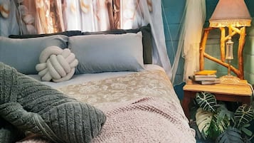 2 slaapkamers, een strijkplank/strijkijzer, wifi, beddengoed