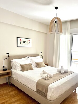 2 slaapkamers, een bureau, een strijkplank/strijkijzer, wifi