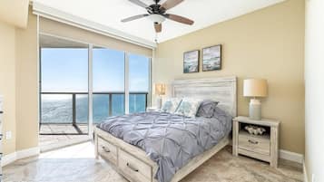 1 bedroom, desk, iron/ironing board, travel crib