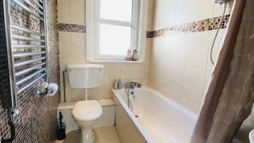 Free toiletries, hair dryer, towels, soap