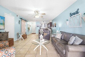 TV, DVD player, offices