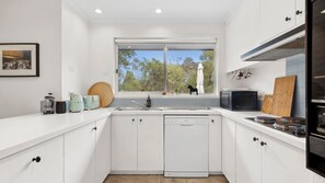 Kühlschrank, Ofen, Herdplatte, Geschirrspüler