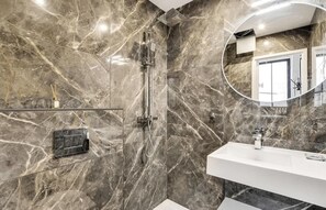 Shower, hair dryer
