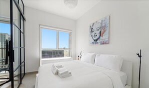 Departamento Confort, balcón, vista a la ciudad | 1 habitación, escritorio, tabla de planchar con plancha y wifi gratis 