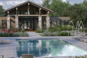 Pool - The Gabriel, minutes to the village /free shuttle (Mont-Tremblant)