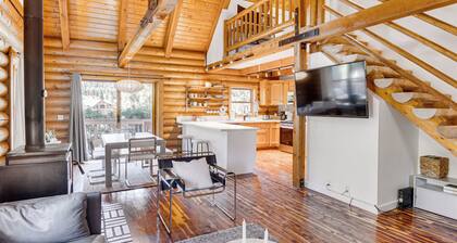 Community Pool: Modern Cabin in Pine Mountain Club