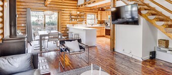 Community Pool: Modern Cabin in Pine Mountain Club