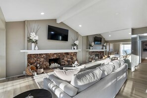 House, 5 Bedrooms | Living area | Smart TV - Millcreek Villa: Scenic Fun & Games Getaway! 5 Bedroom Home by RedAwning (Salt Lake City)