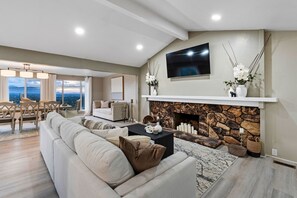 House, 5 Bedrooms | Living area | Smart TV - Millcreek Villa: Scenic Fun & Games Getaway! 5 Bedroom Home by RedAwning (Salt Lake City)