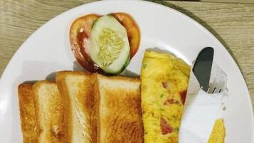 Free daily full breakfast