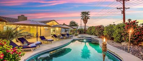 Una piscina climatizada