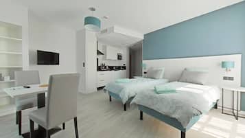 Wifi gratis, ropa de cama y acceso para silla de ruedas