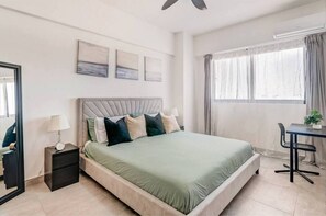 1 bedroom, desk, iron/ironing board, WiFi