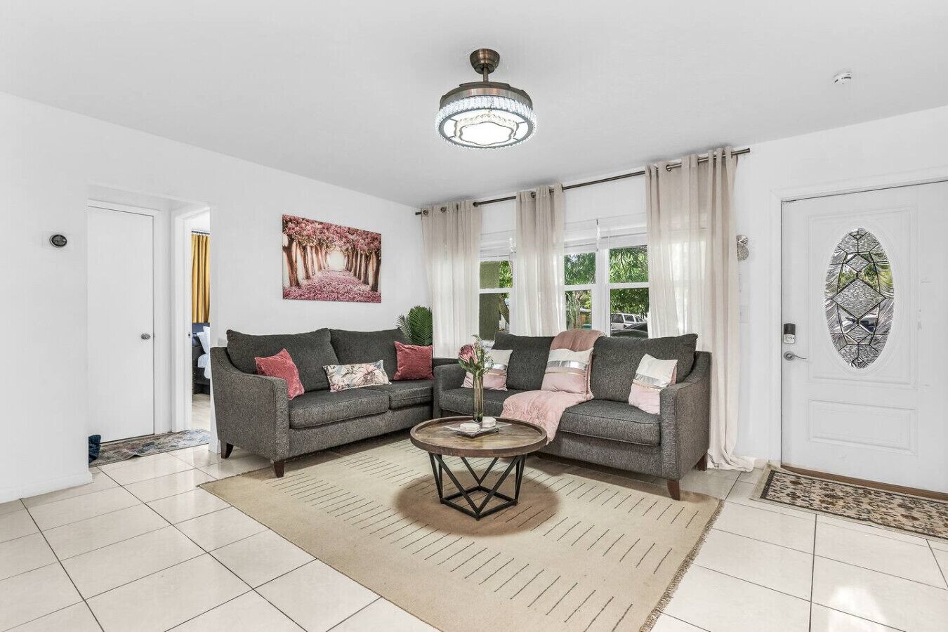 Smart TV, foosball, books