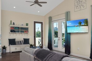 Smart-tv en tafelvoetbal