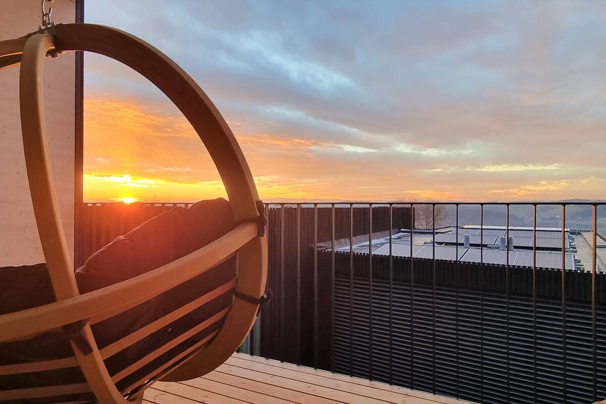 Pemandangan balkon