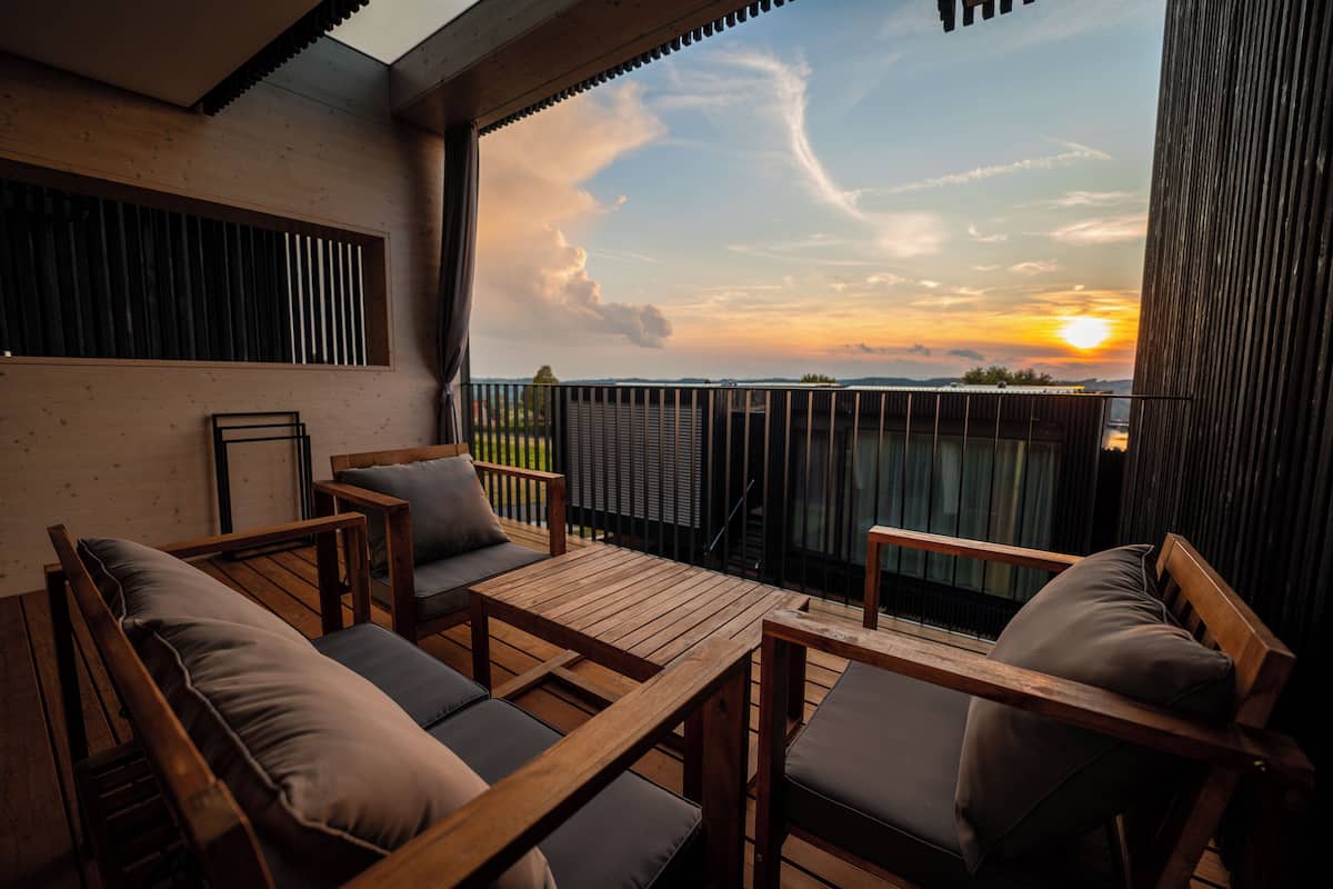 Pemandangan balkon