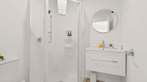 Shower, hair dryer