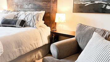 4 slaapkamers, een strijkplank/strijkijzer, wifi, beddengoed
