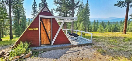 Stargazer Cabin - a Romantic Glamping Cabin Near Missoula, Montana