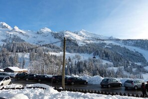 Parking - 150m from ski slopes, Ground floor, terrace, ski locker, 38m², La Clusaz (La Clusaz)