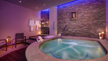 Deep-tissue massages, 5 treatment rooms