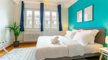 2 bedrooms, desk, iron/ironing board, free WiFi