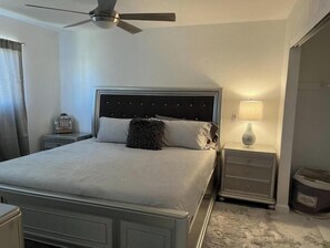 2 bedrooms, desk, travel crib, free WiFi