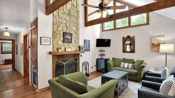 Smart TV, video games, DVD player, books