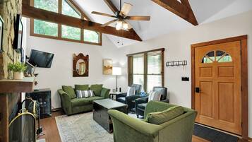 Smart TV, video games, DVD player, books