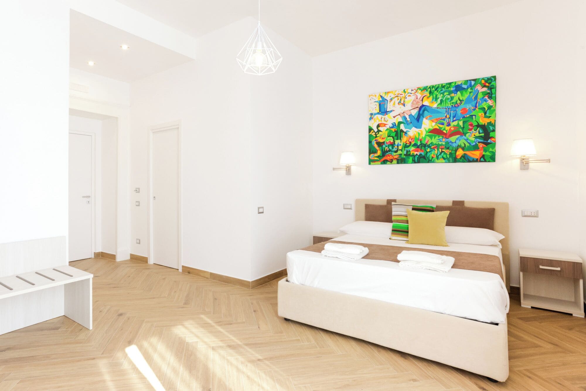 3 camere, ferro/asse da stiro, Wi-Fi gratuito, lenzuola