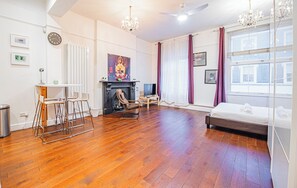 1 bedroom, iron/ironing board, WiFi, bed sheets - Spacious Bright Studio in Romantic Notting Hill (London)