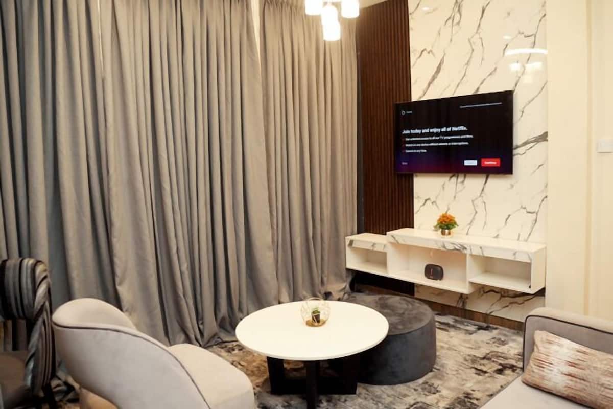 Royal appartement, uitzicht op stad | Woonruimte