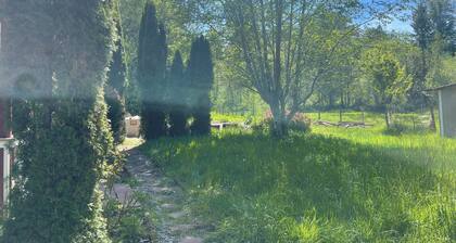 Cozy 4-bedroom cottage in enjoyable Elbe with WiFi on 16 wooded acres