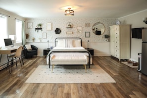 1 chambre, bureau, Wi-Fi, draps fournis