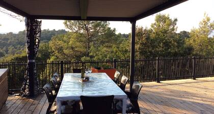 Chalet AU Calme 60m2,terrasse 100m2, Sans VIS A Vis, Piscine