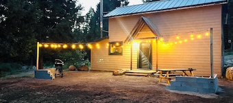 SECLUDED CABIN ON 6 ACRES mins. from skiing, lakes and falls
ATV trail access
