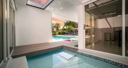 Relax 5BR Retreat w/ Playground, BBQ & Heated Pool