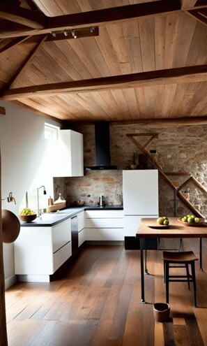 Comfort Double Room, Balcony, Garden View | Private kitchen